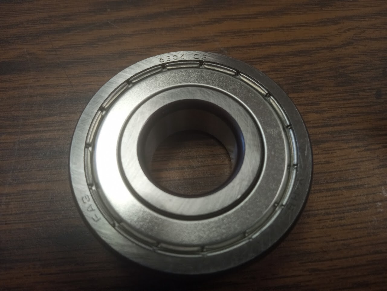 6304/C3 FAG BEARING- METAL DOUBLE SHIELDED