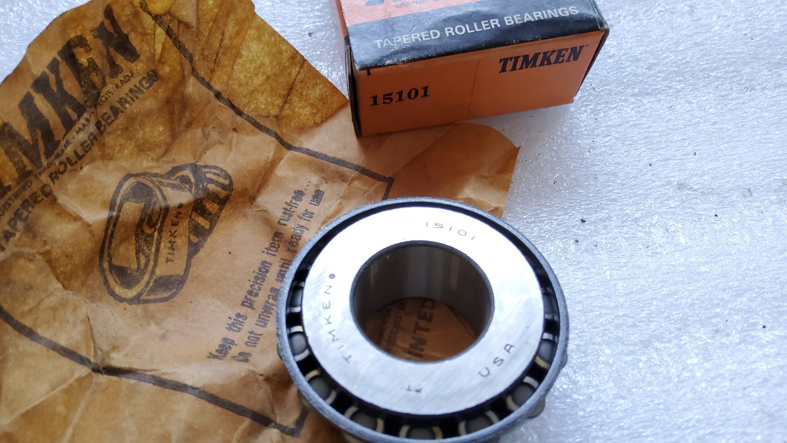 NOS Timken 15101 Tapered Roller Bearing 1″ Bore