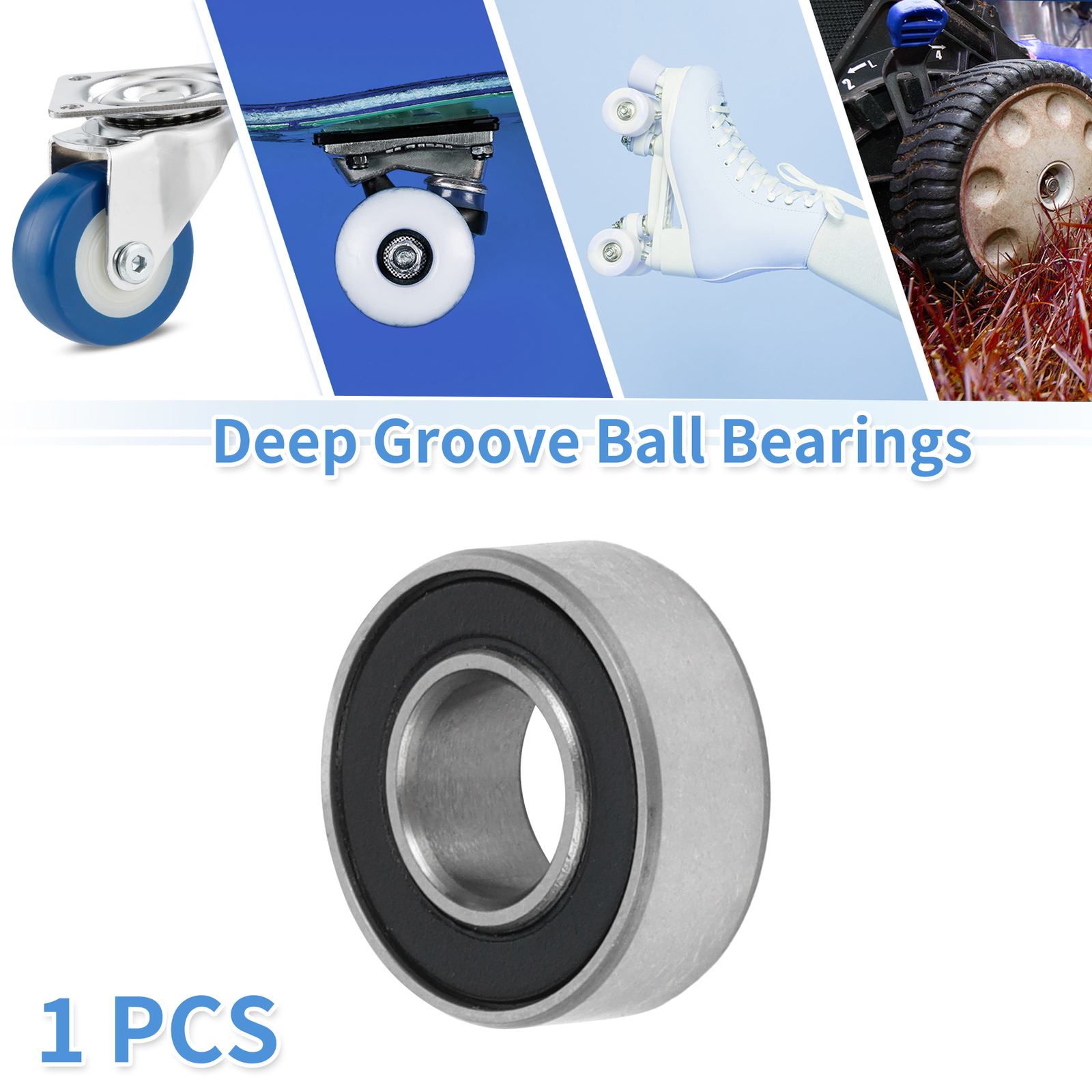MR115-2rs Deep Groove Ball Bearings P5 5x11x4mm 1 Pc Scooter Skateboard Wheel