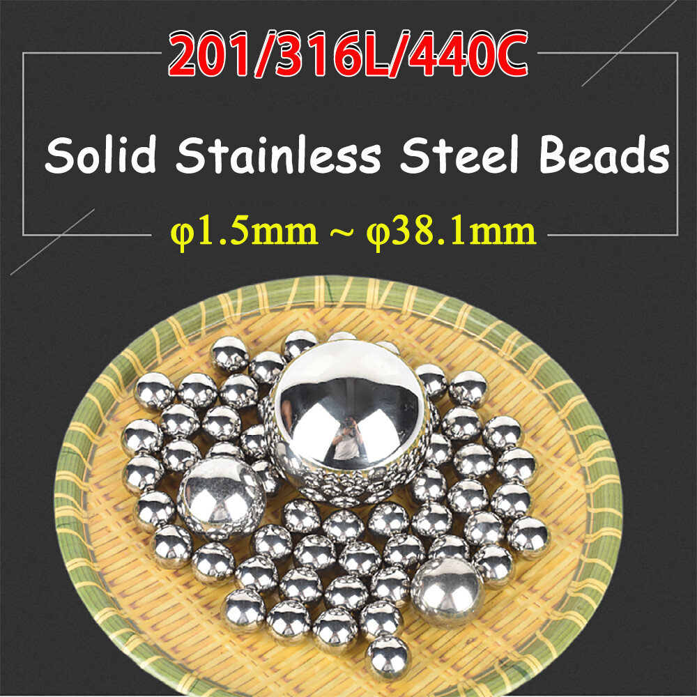 Dia 1.5mm~38.1mm 201/316L/440C High Precision Bearing Stainless Steel Solid Ball