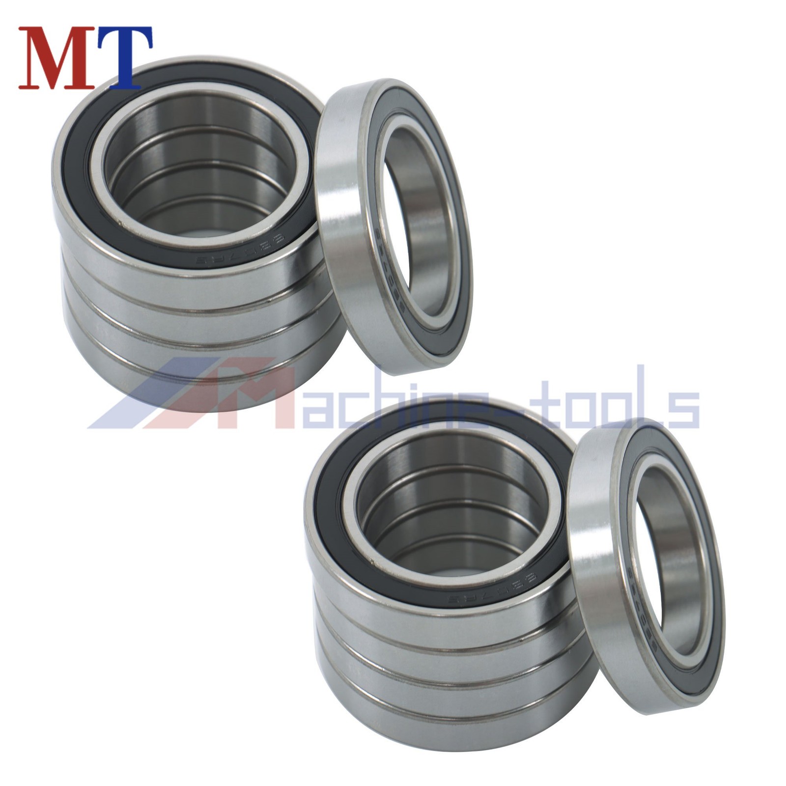 6907-2RS Rubber Sealed Ball Bearings 10pcs 35x55x10mm Set