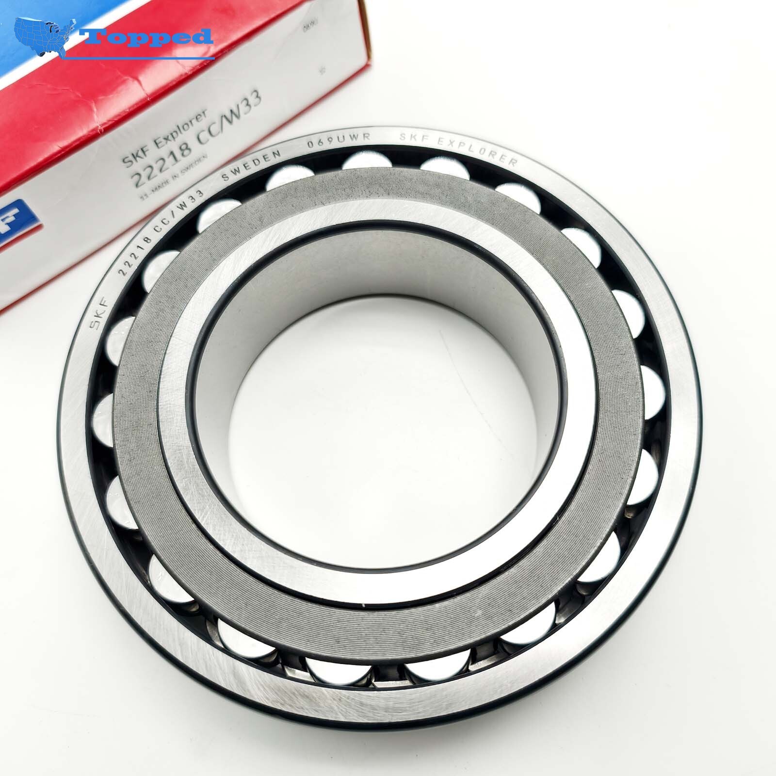 1pcs New Spherical Roller Bearings for SKF 22218 CC/W33 90x160x40mm