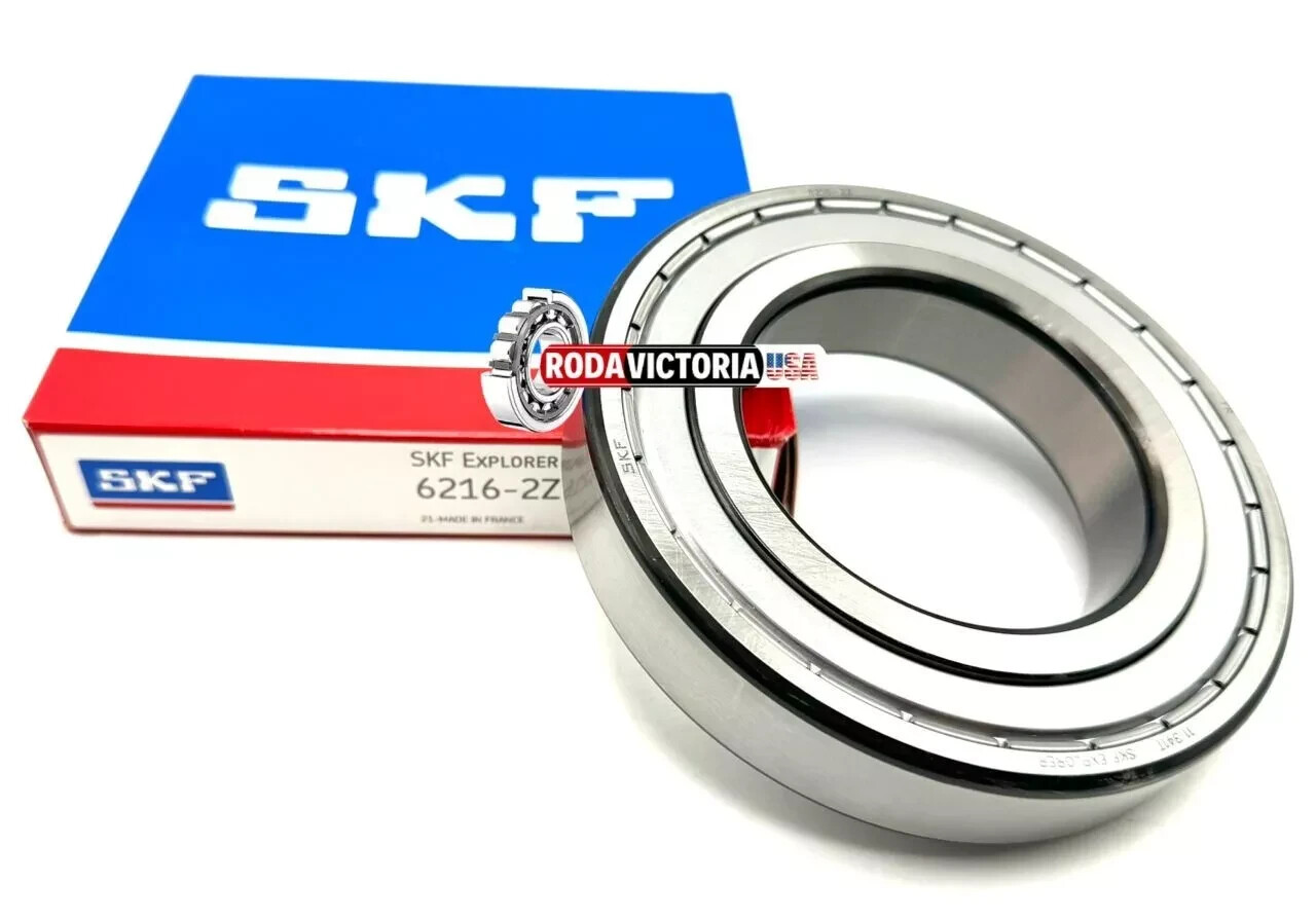 SKF 6216 ZZ DEEP GROOVE BALL BEARING, METAL SHIELDED 80x140x26 mm