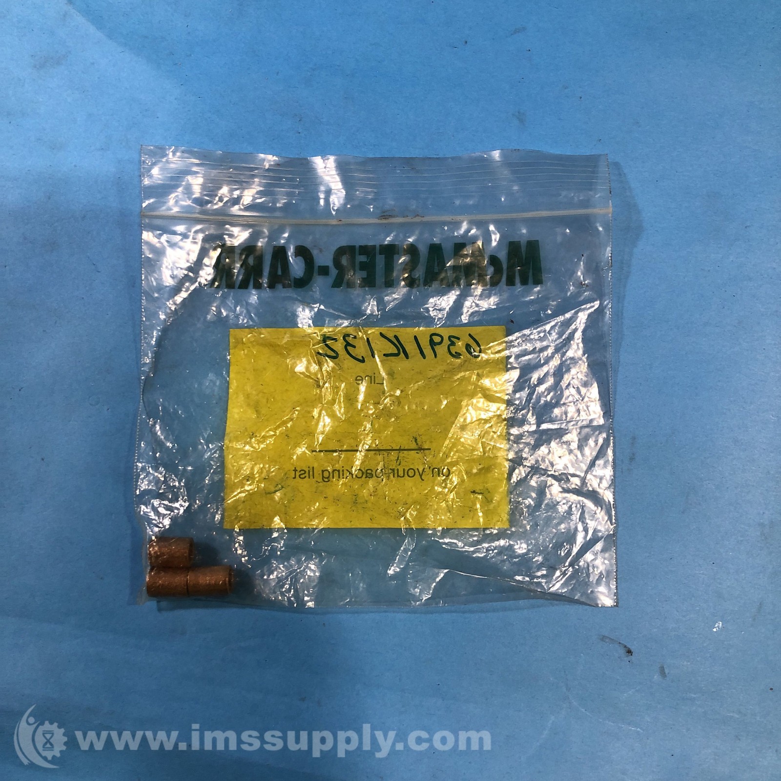 McMaster-Carr 6391K132 Plain Bronze Sleeve Bearing Bag of 3 FNOB