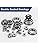 M METERXITY 20-Pack F683ZZ Flanged Ball Bearing, 3mm x 7mm x 3mm Double Metal Sh