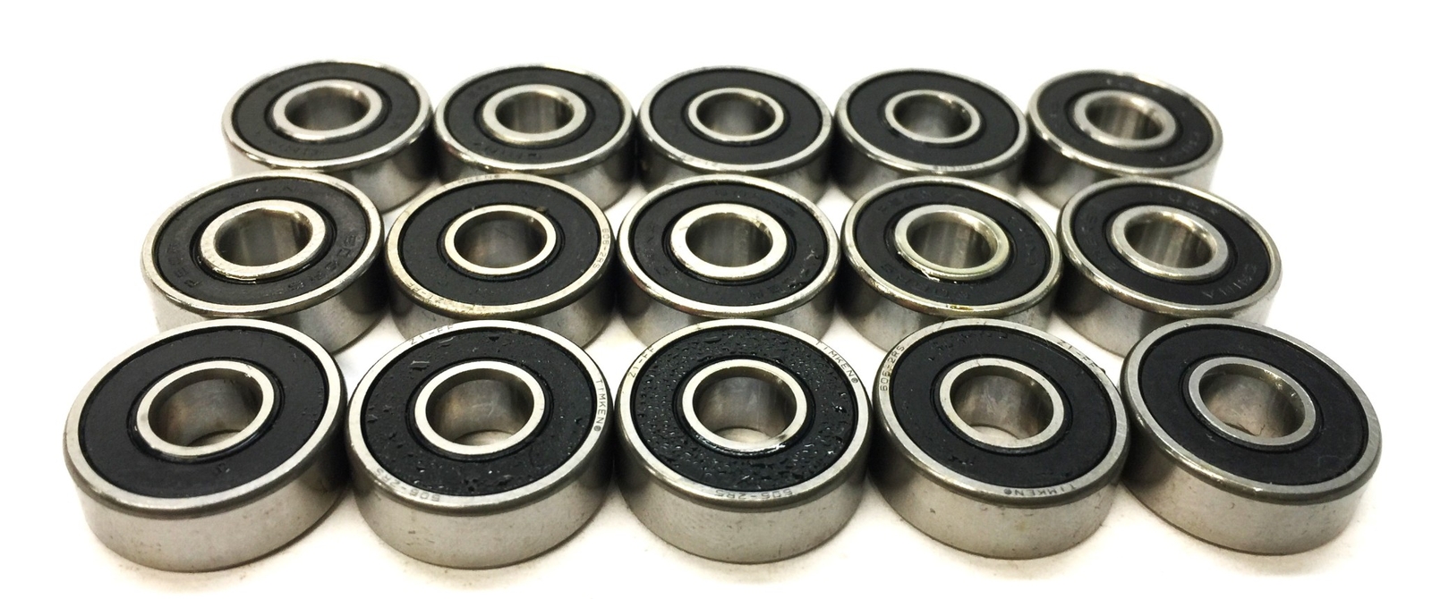Peer Shielded Roller Ball Bearing 606RS [Lot of 15] NOS