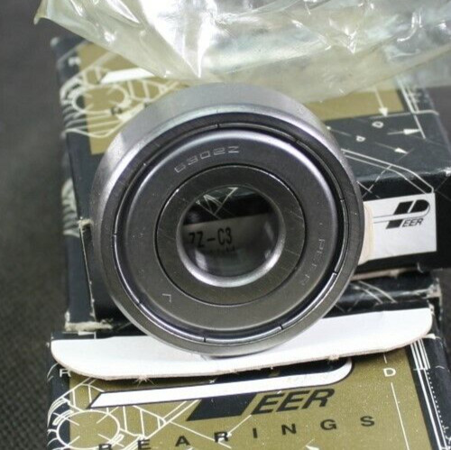 Three (3) Peer 6302 ZZ C3 Deep Groove Bearing 15MM ID China NEW