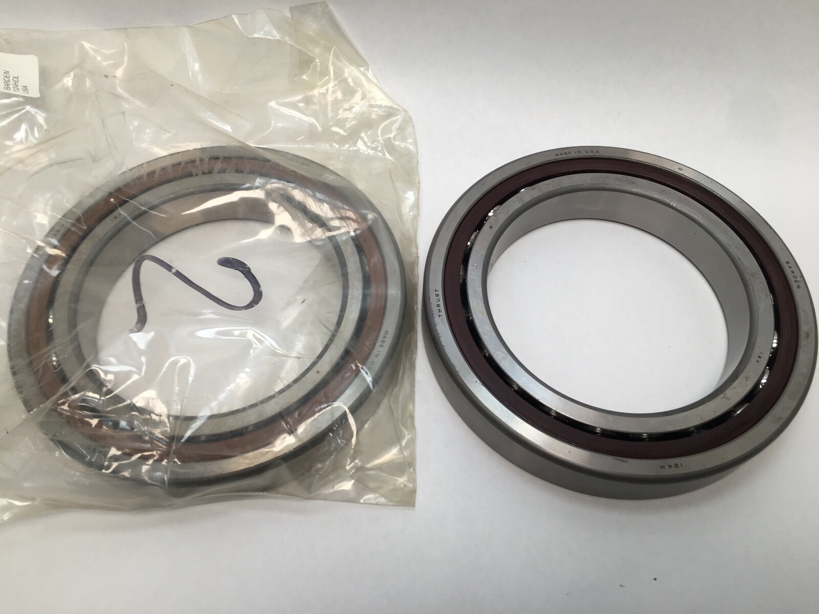 Barden 124HDL Angular Contact Bearing 120x180x28 mm 124 H Dl 7024 USA Set