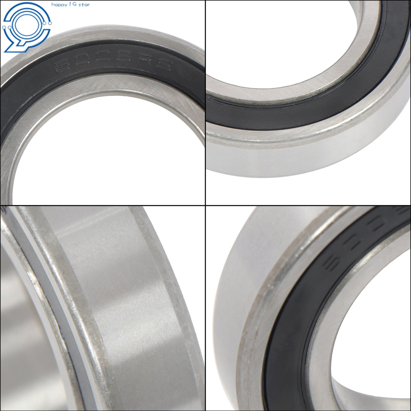 6008-2RS Deep Groove Ball Bearings 10pcs 40x68x15mm Sealed