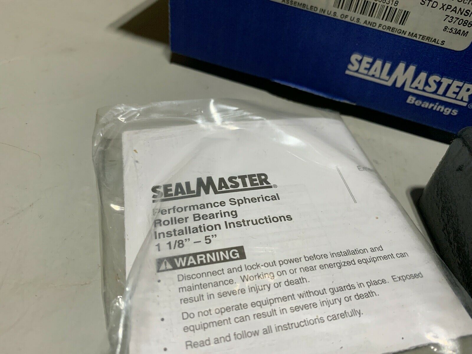 Sealmaster USRB5000E-111 Pillow Block Spherical Roller Bearing Unit 1 11/16″