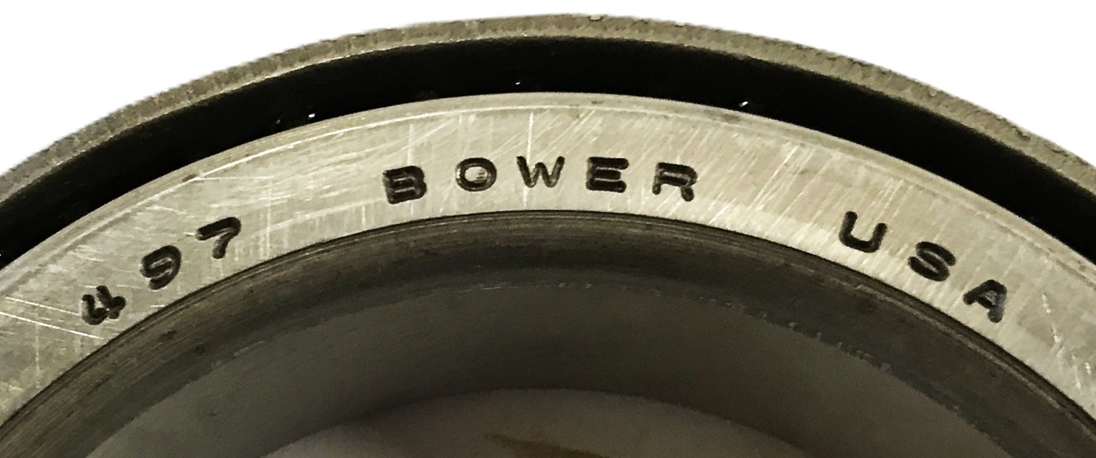 Bower Tapered Roller Bearing 2-Cone and Double Cup Assembly 497/493D-NA NOS