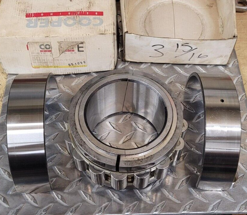 Cooper 01E B 315 EX Insert split Bearing Cylinder Roller 3.9375 Bore, 6.8750 OD