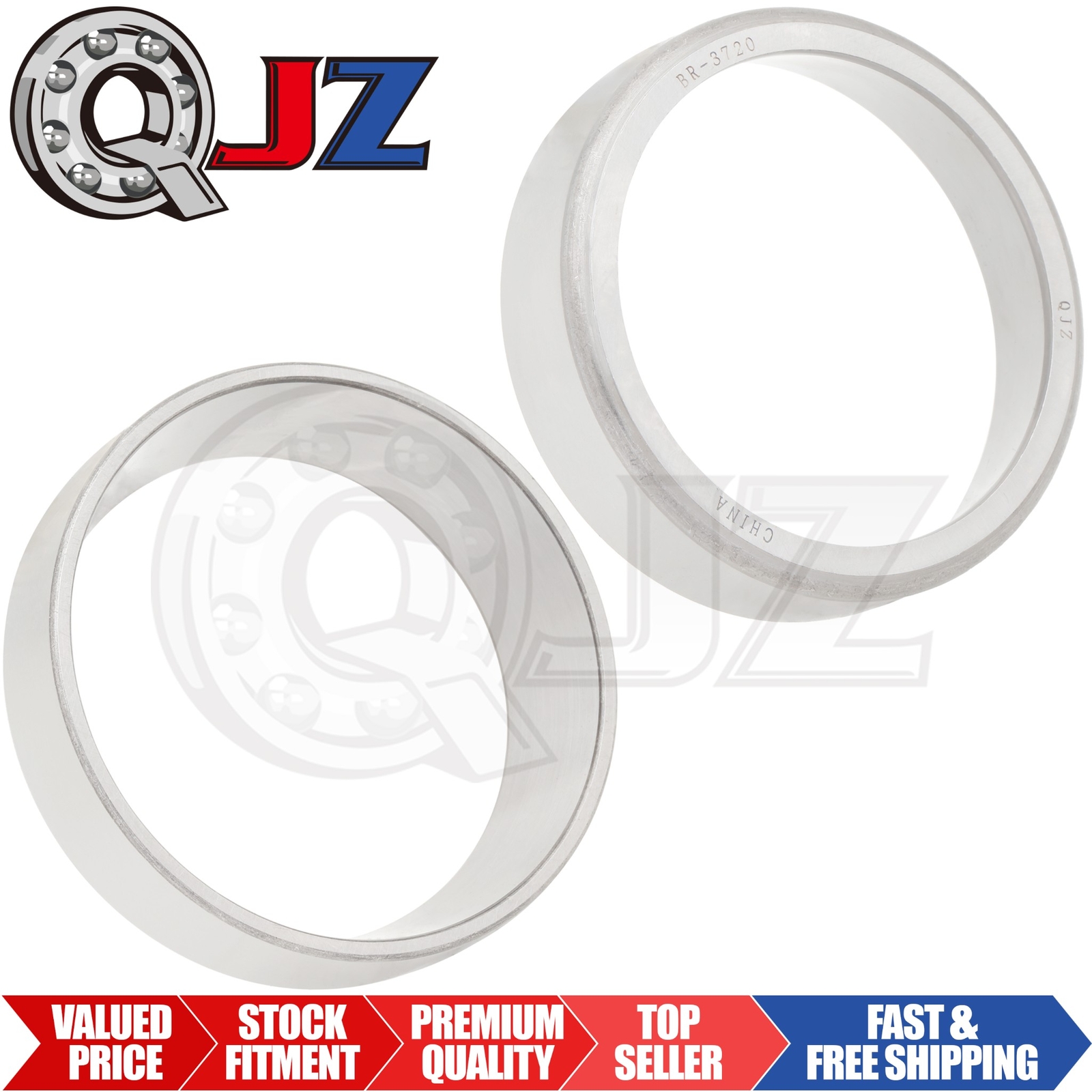 [Qty.2] New 3720 Tapered Roller Bearing Single-Cup/Cone [3.67in OD x 0.9375in W]