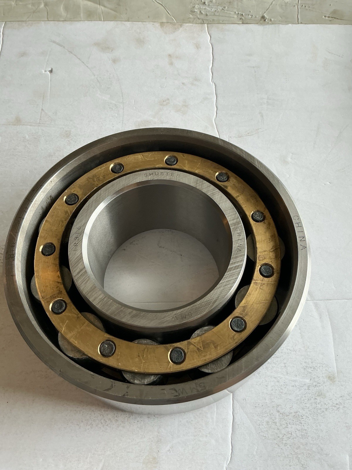 SHUSTER # OR 316 / CYLINDRICAL ROLLER BEARING, (ID 80 MM, OD 170 MM, W 65 MM).