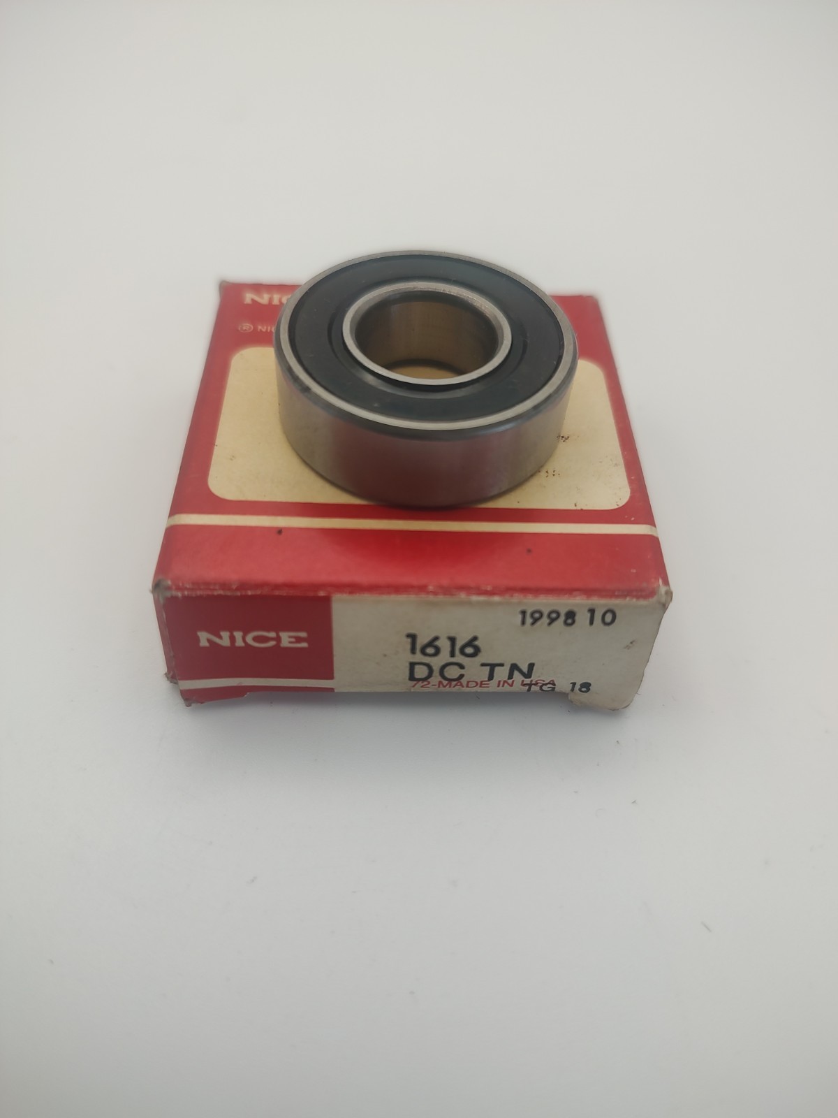 Nice 1616DCTN 1/2 X 1-1/8 X 3/8 Sealed Bearing RBC SKF MADE IN USA 1616-2RS