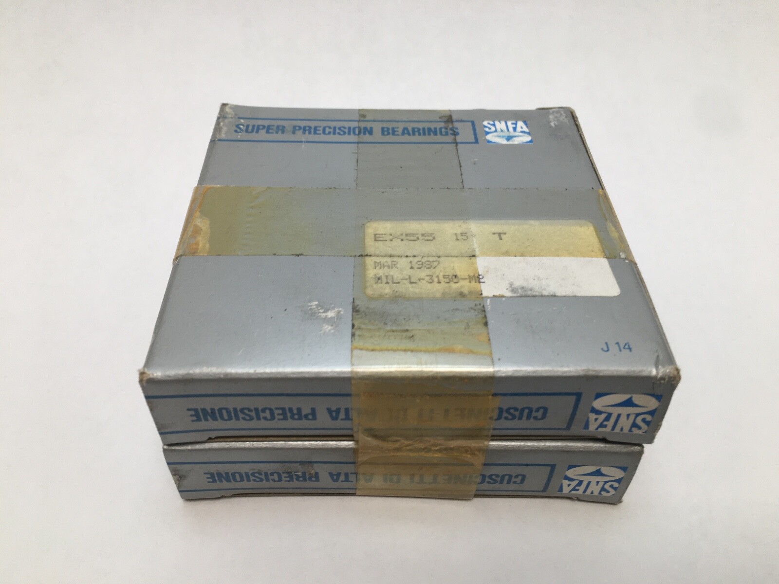 SNFA EX55-15°T Angular Bearing 55x90x18 mm 7011-C EX-55-15°-T EX55 15T UK 2 Pcs