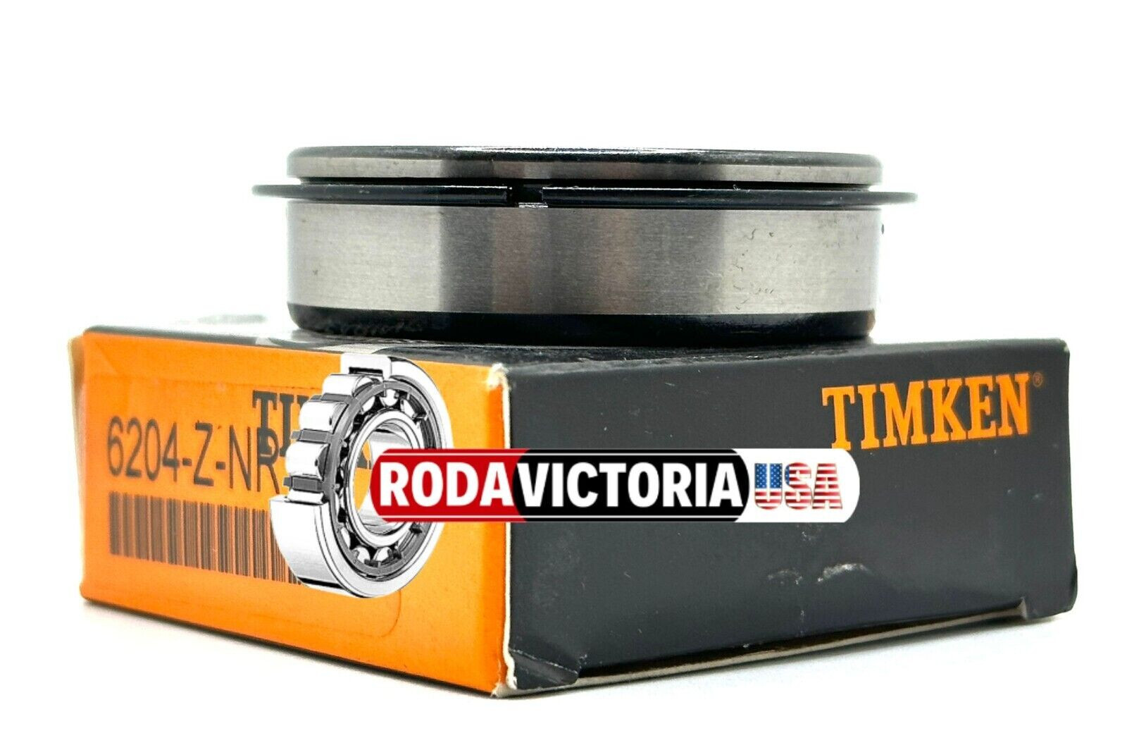 TIMKEN 6204 ZNR BALL BEARING, METAL SHIELDED ONE SIDE + SNAP RING 20x47x14mm