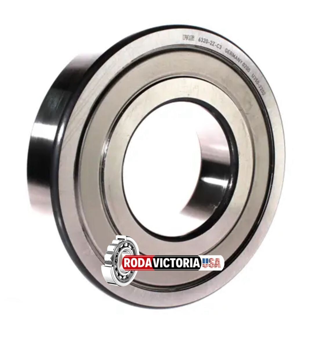 FAG 6320 ZZ C3 DEEP GROOVE BALL BEARING, METAL SHIELDED 100x215x47mm