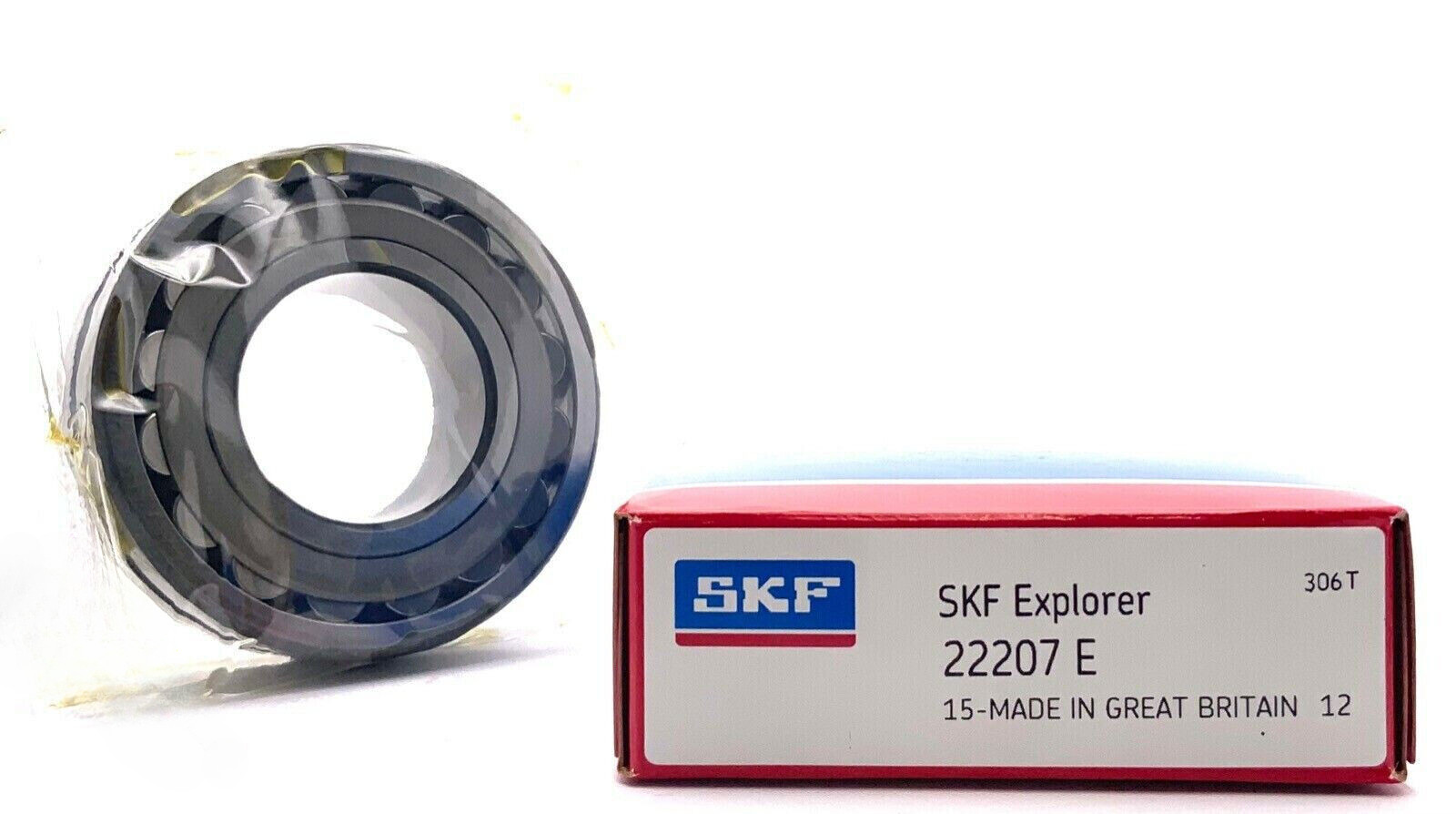 NEW SKF 22207E Spherical Roller Bearing – 35 mm ID, 72 mm OD, 23 mm Width