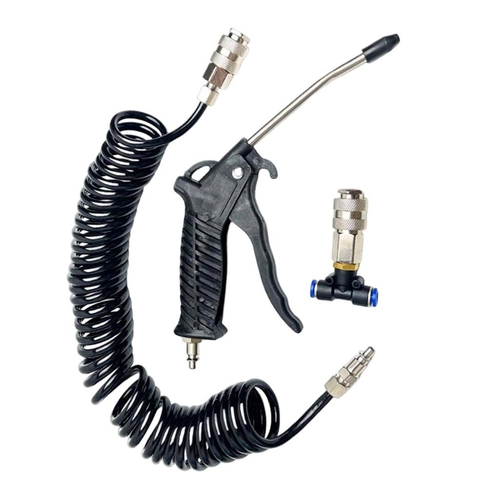 Truck Air Duster Spiral Hose Workshop Cleaning Metal Structure Slender Nozzle