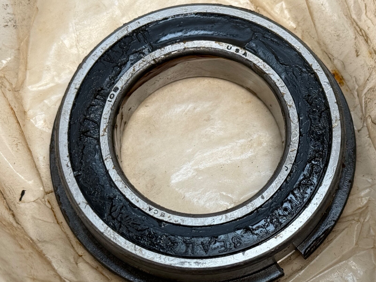 BCA 60082RSNR Bearing Rubber Seals 6008-2RS-NR 108CCL 40x68x15 mm 2 Pcs