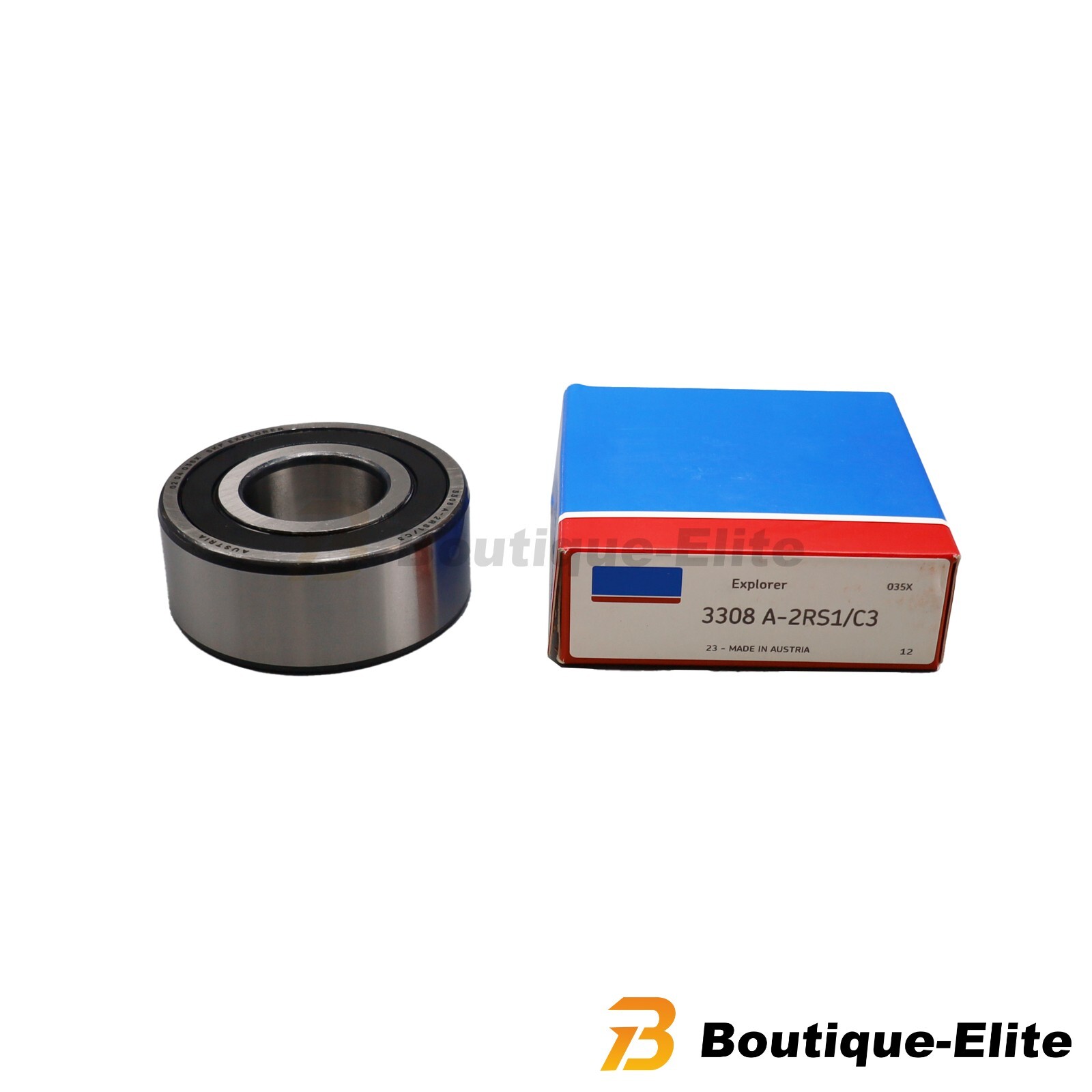 1x Double Row Angular Contact Ball Bearing for SKF 3308 A 2RS1/C3 40x90x36.5mm