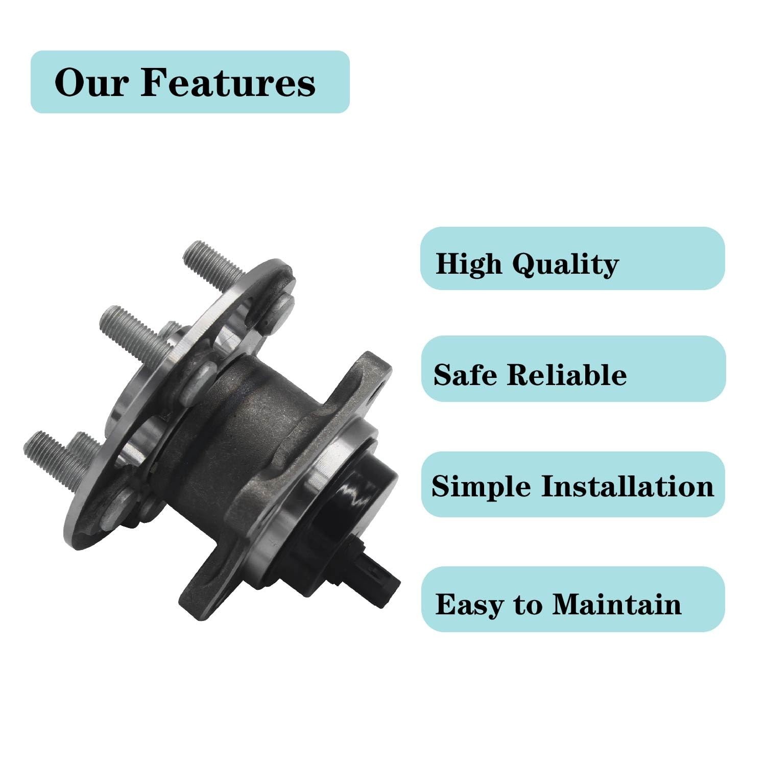 512547 Rear Wheel Bearing hub Assembly is Compatible with Toyota Corolla 2020…
