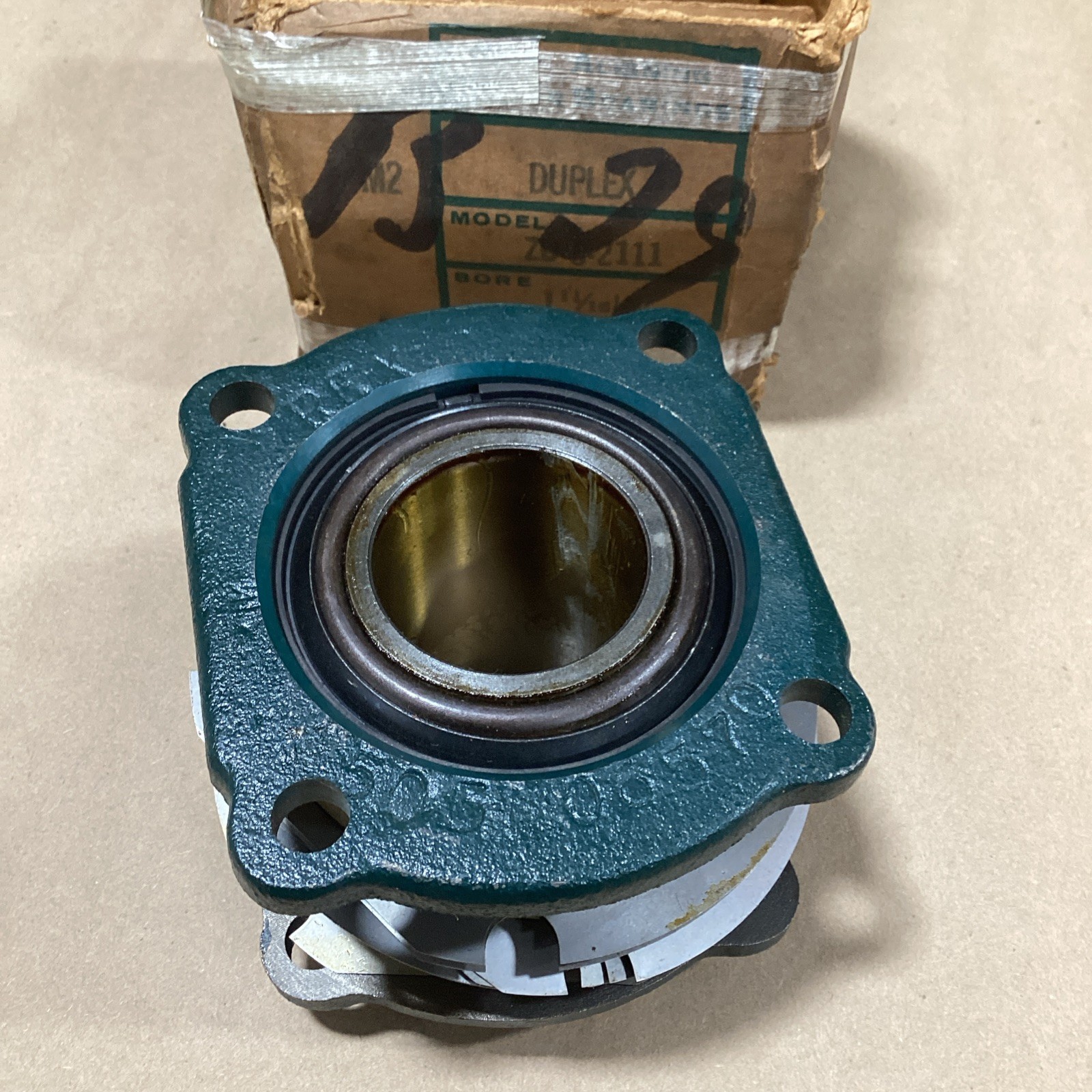 Rexnord 505 06570 33412 1-3/4″ Bore Roller Insert Cartridge Bearing 4-Bolt Flang