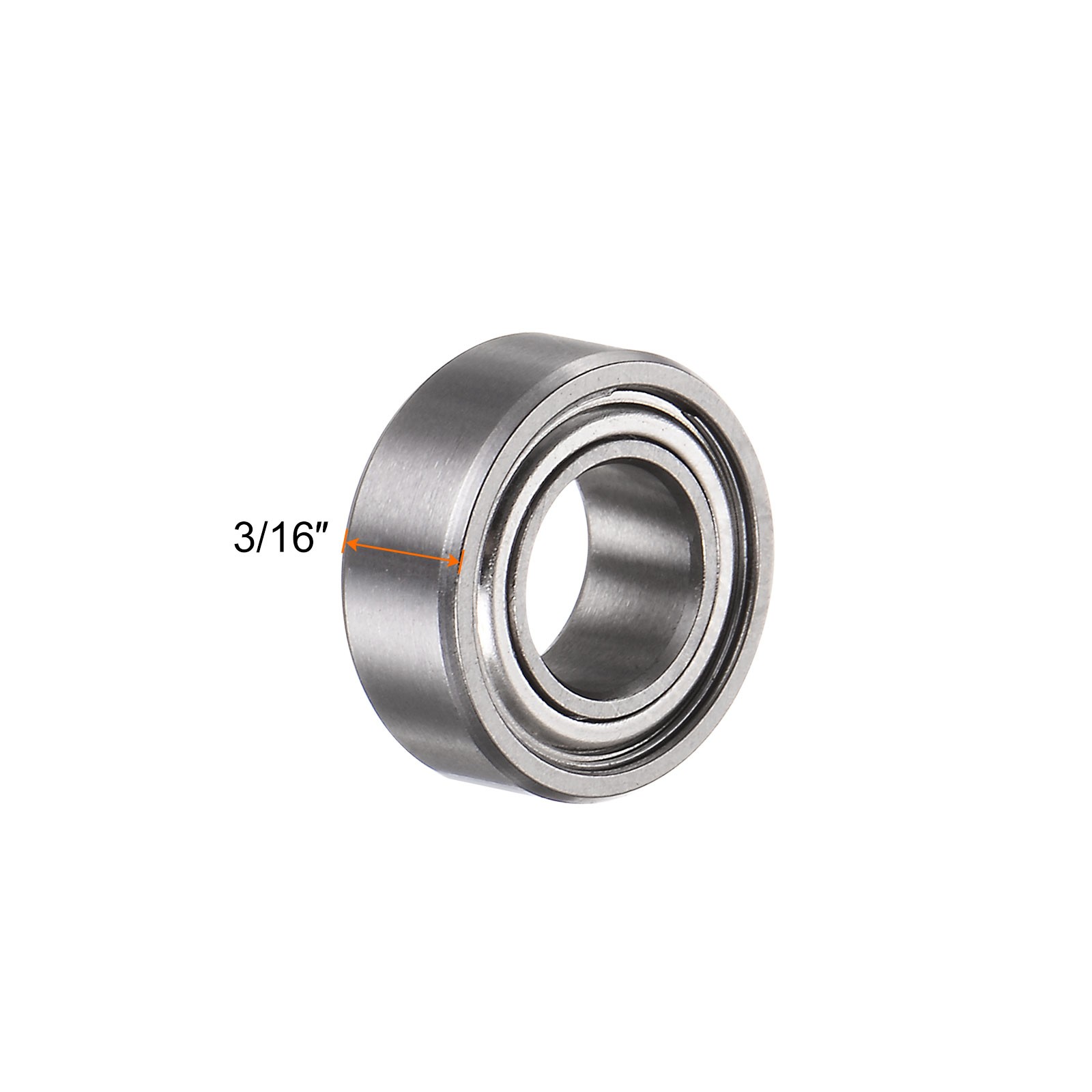 20pcs 1/4″ x 1/2″ x 3/16″ Deep Groove Ball Bearings Chrome Steel Z1