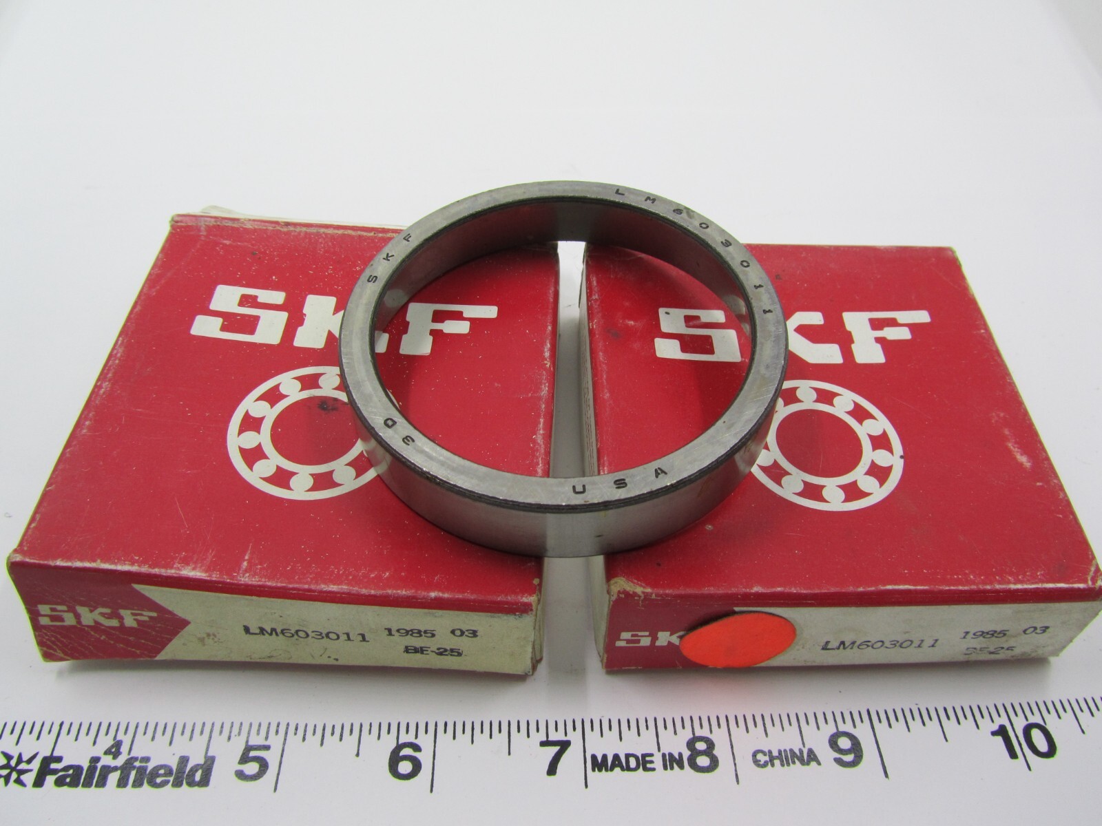 Lot of 2 New NOS SKF Race Cup for Tapered Roller Bearing Part Number LM603011