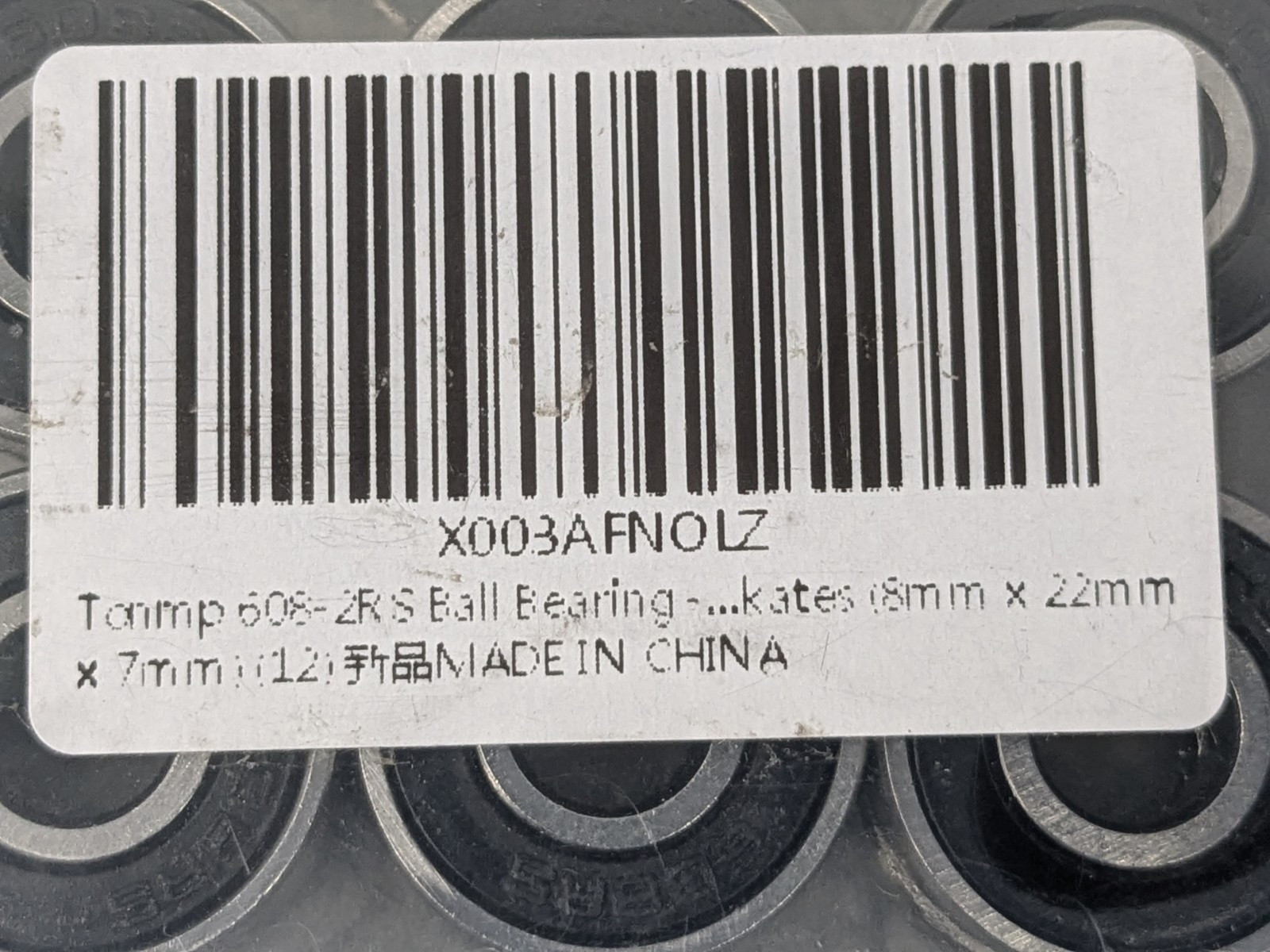 (12) 608-2rs C3 Premium Ball Bearing Sealed 8mm x 22mm x 7MM, New