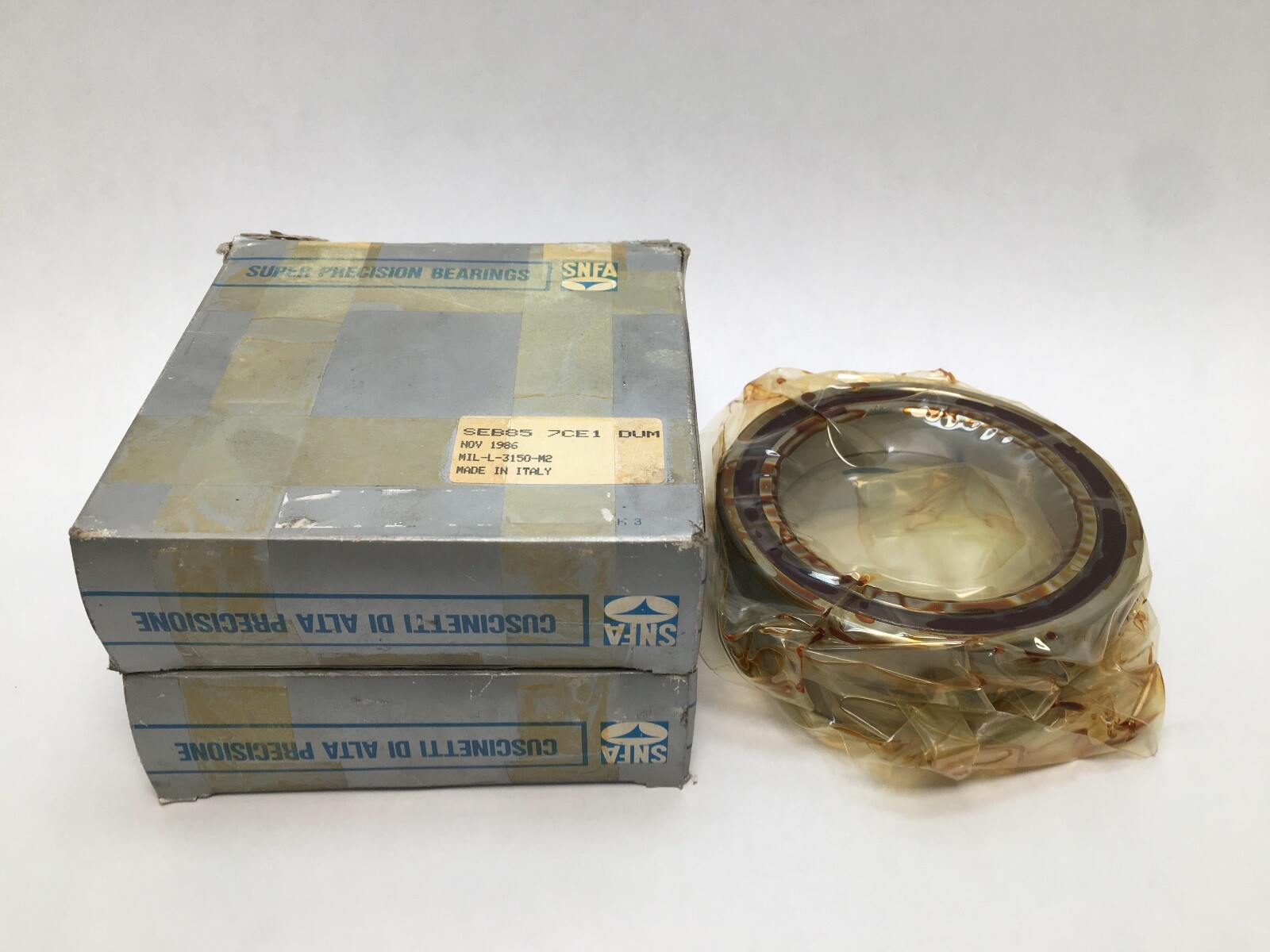 SNFA SEB85-7CE1DUM Bearing 85x120x18mm 7917-C SEB-85-7-CE-1-DUM ABEC7 Italy 2Pcs