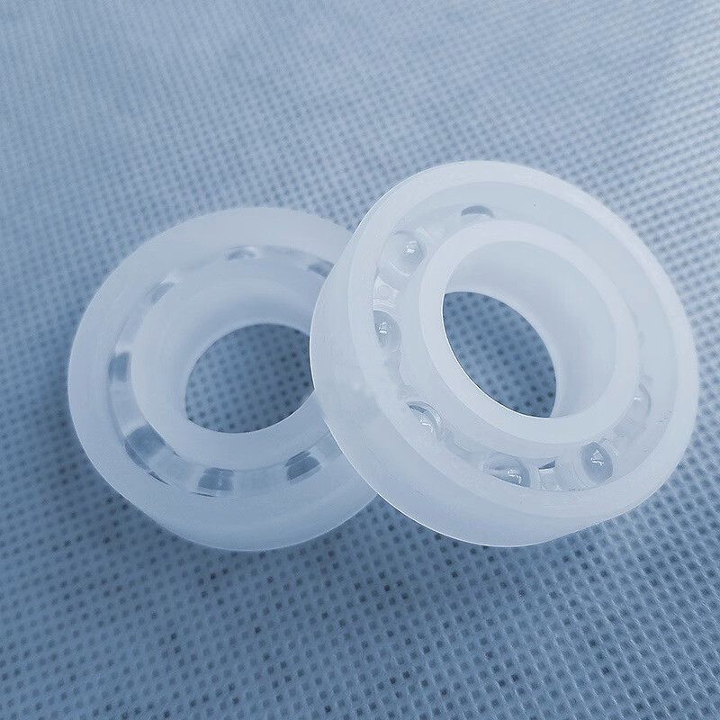 PP Plastic Ball Bearing ID 6-40mm Polypropylene Corrosion Resistance Waterproof