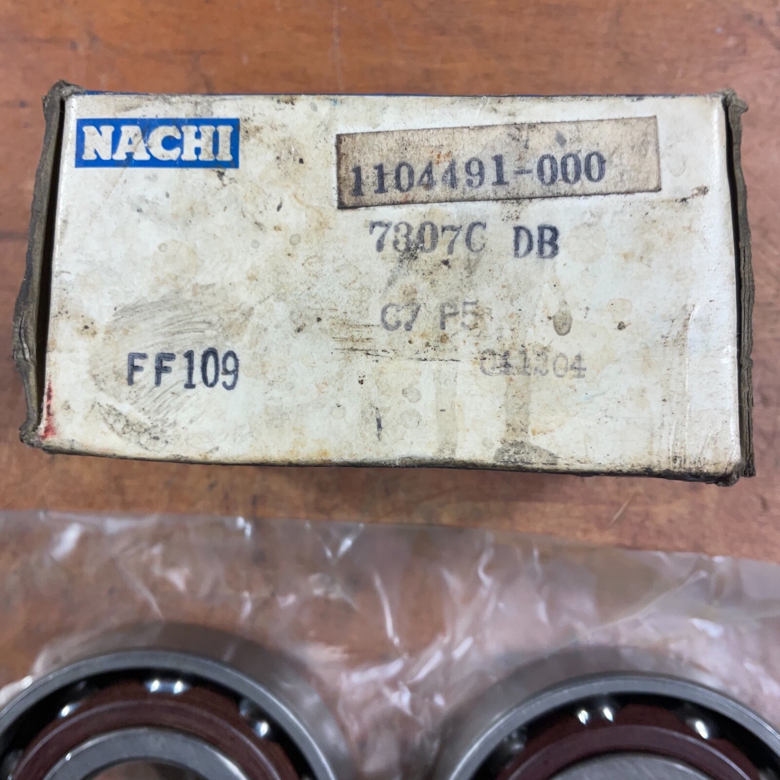 Nachi Super Precision Bearing Matched Pair 7307C DB 35mm Bore x 80mm OD x 21mm W