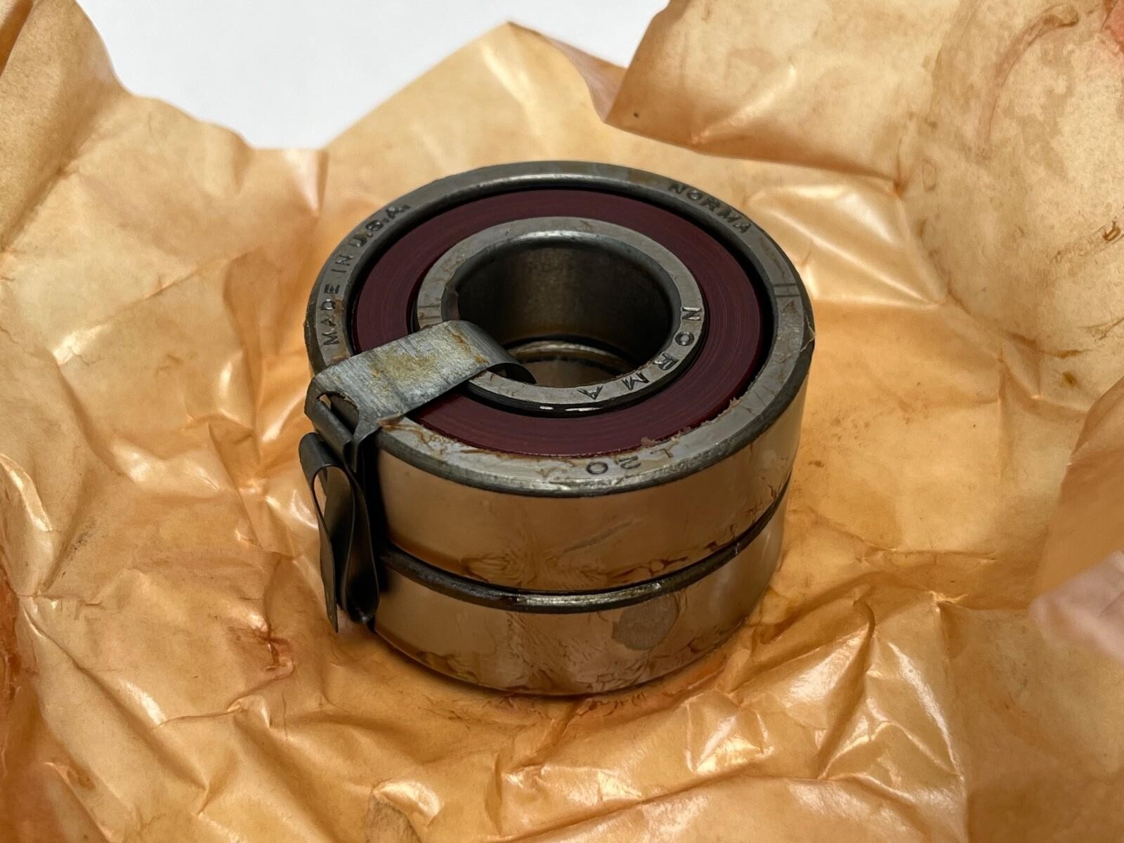 Norma-Hoffman L20LFFB5 Angular Bearing 20x47x14mm 7204-DUL L-20-L-FF B5 USA 2Pcs