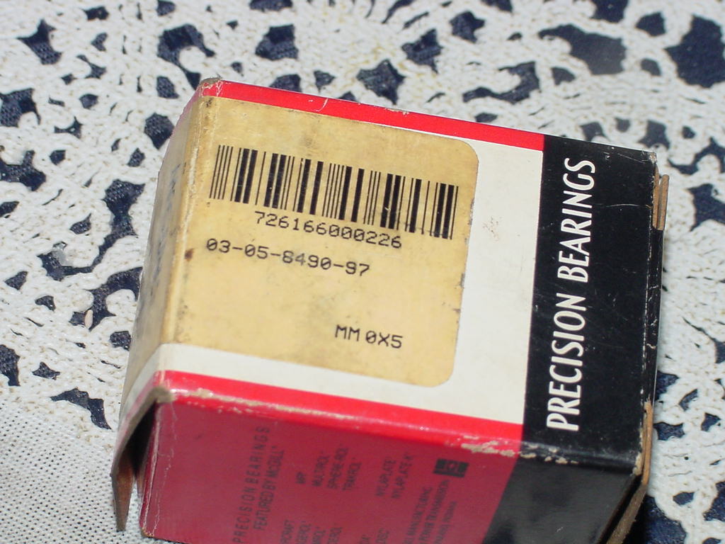 McGill MI 16 N Inner Race, Needle Roller Bearing 1.000 Bore 1.2491 OD, 1.0100 W