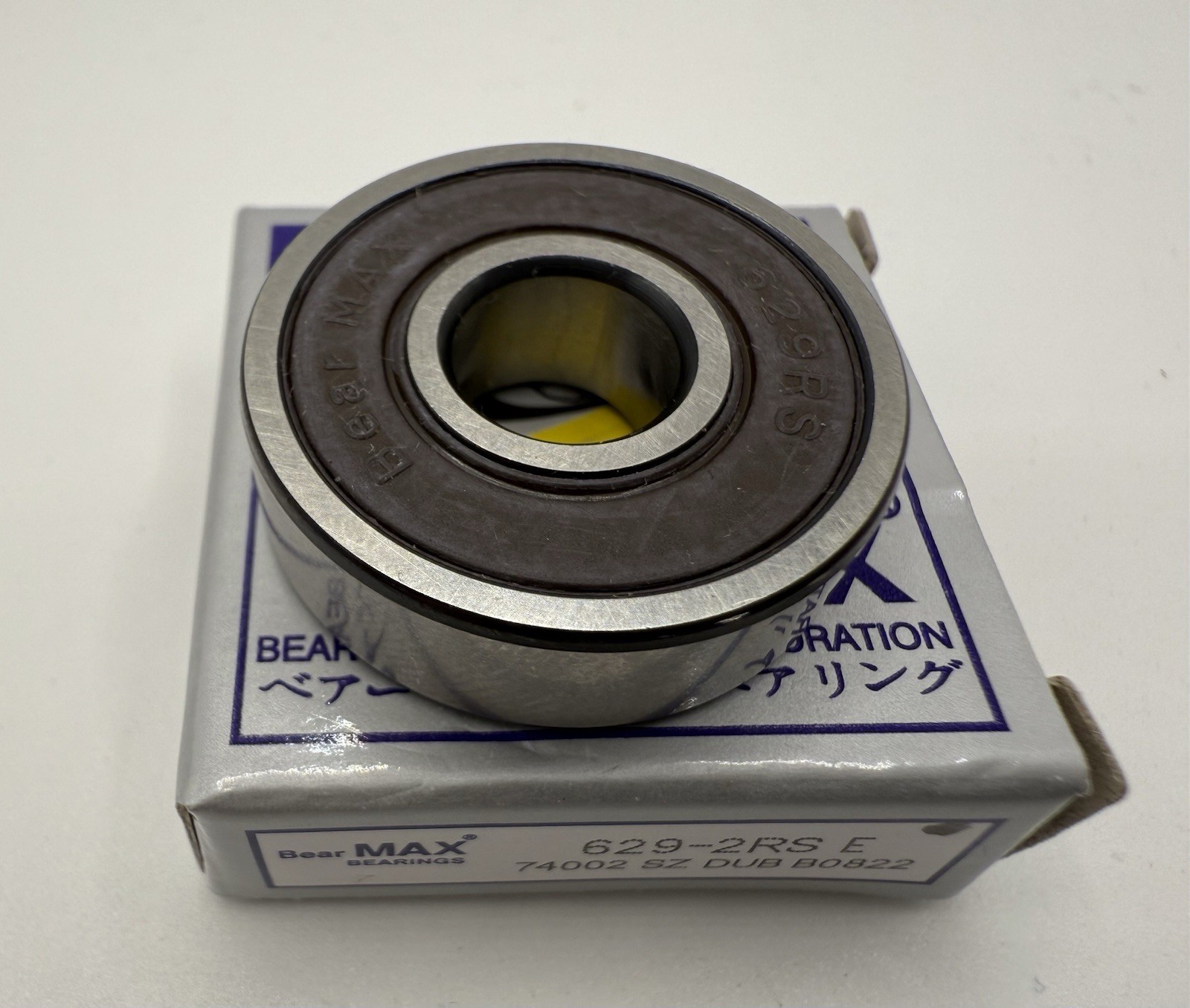 10 pcs BearMAX 629-2RS EMQ 9x26x8mm Rubber Seal Deep Groove Ball Bearings 6292RS