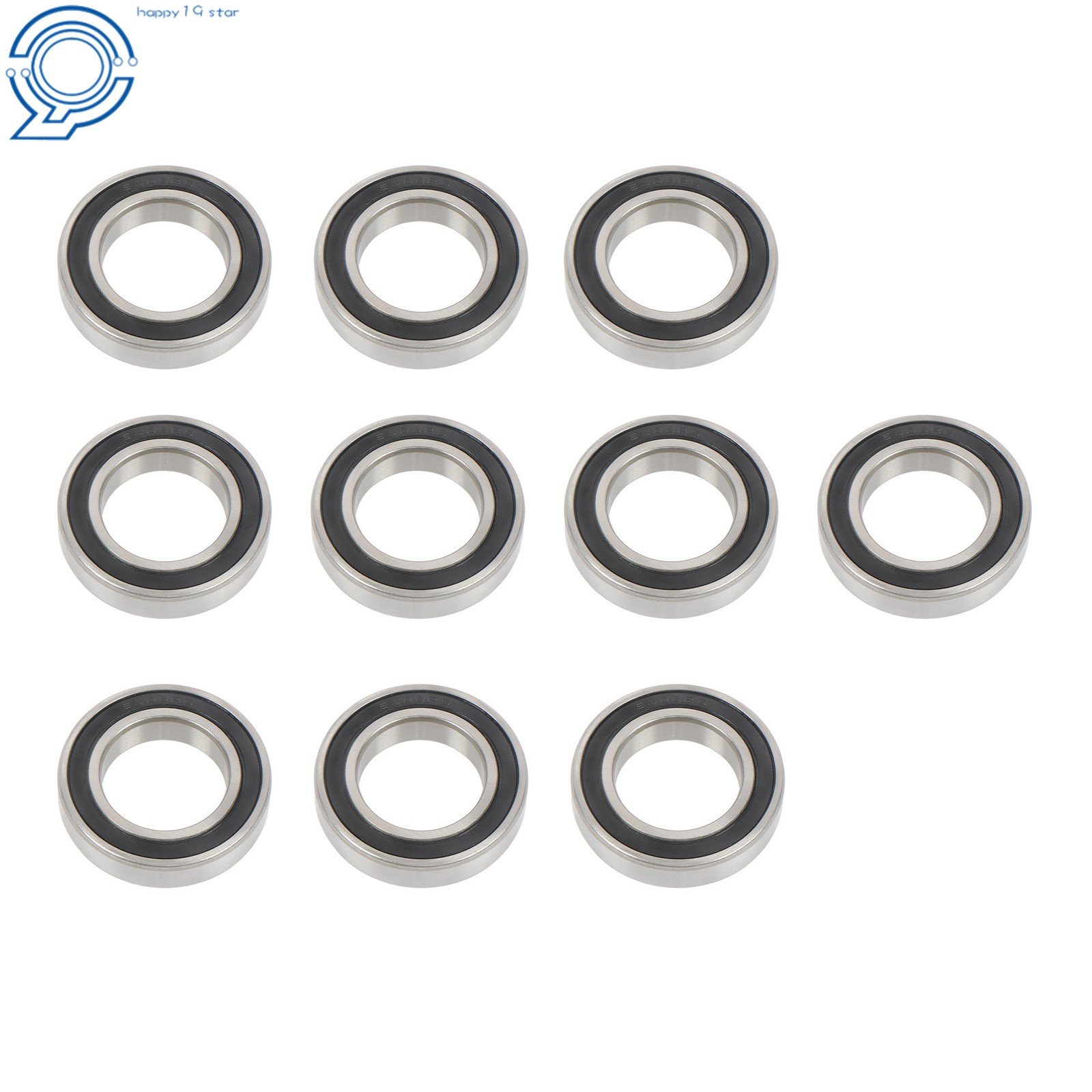 6008-2RS Deep Groove Ball Bearings 10pcs 40x68x15mm Sealed