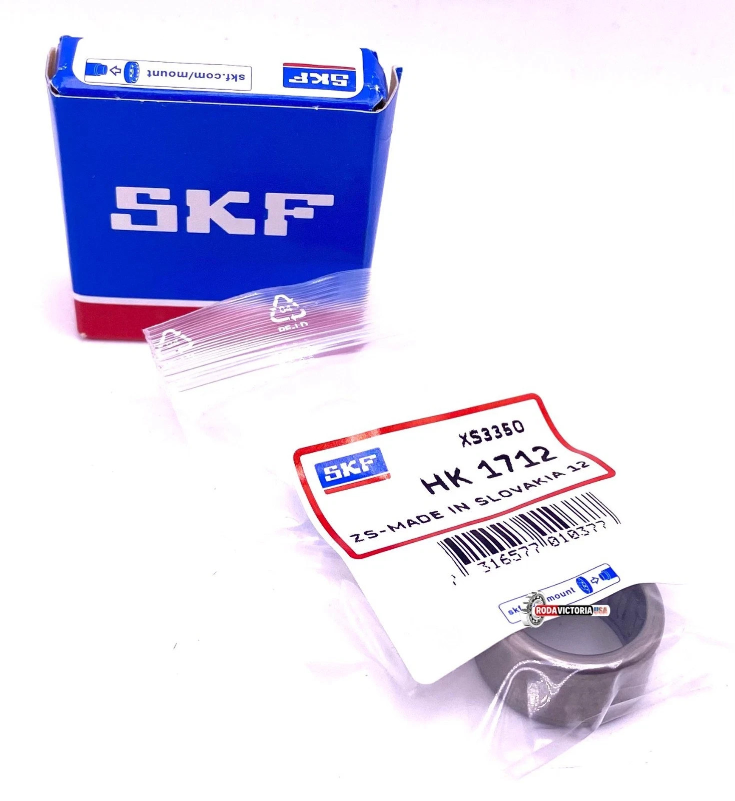 SKF HK1712 Drawn Cup Needle Roller Bearings with open end 17x23x12 mm