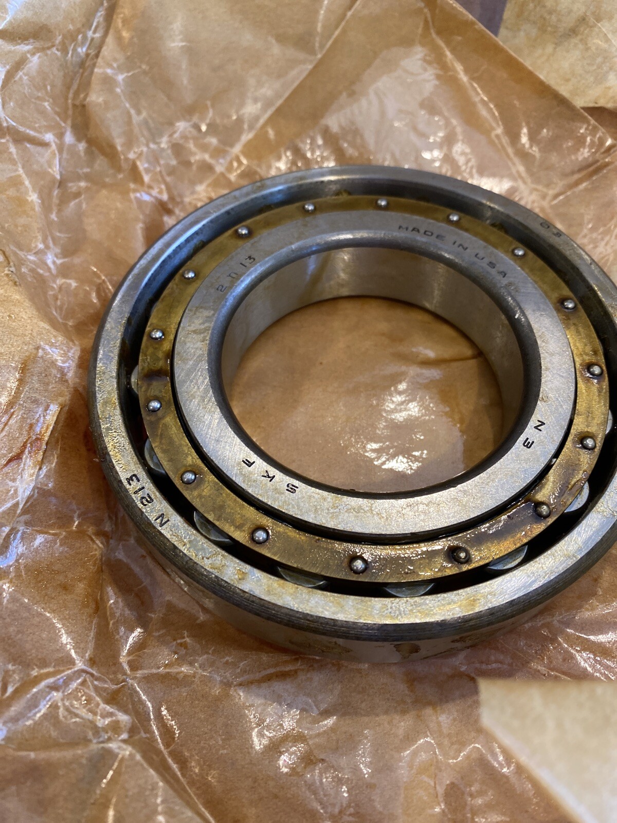 N213M SKF New Cylindrical Roller Bearing -Old Stock