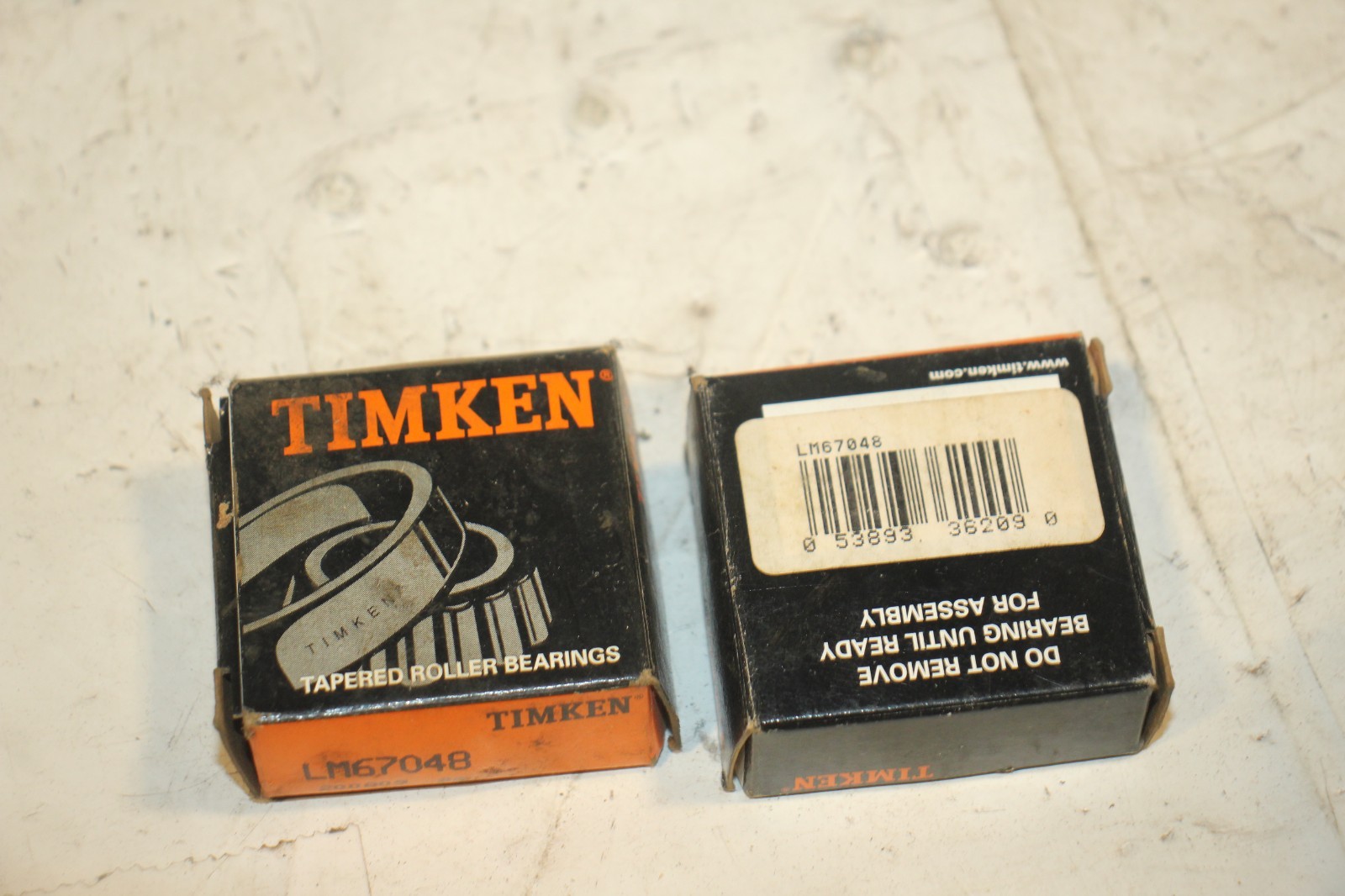 Lot of 2 Timken Bearings LM67048