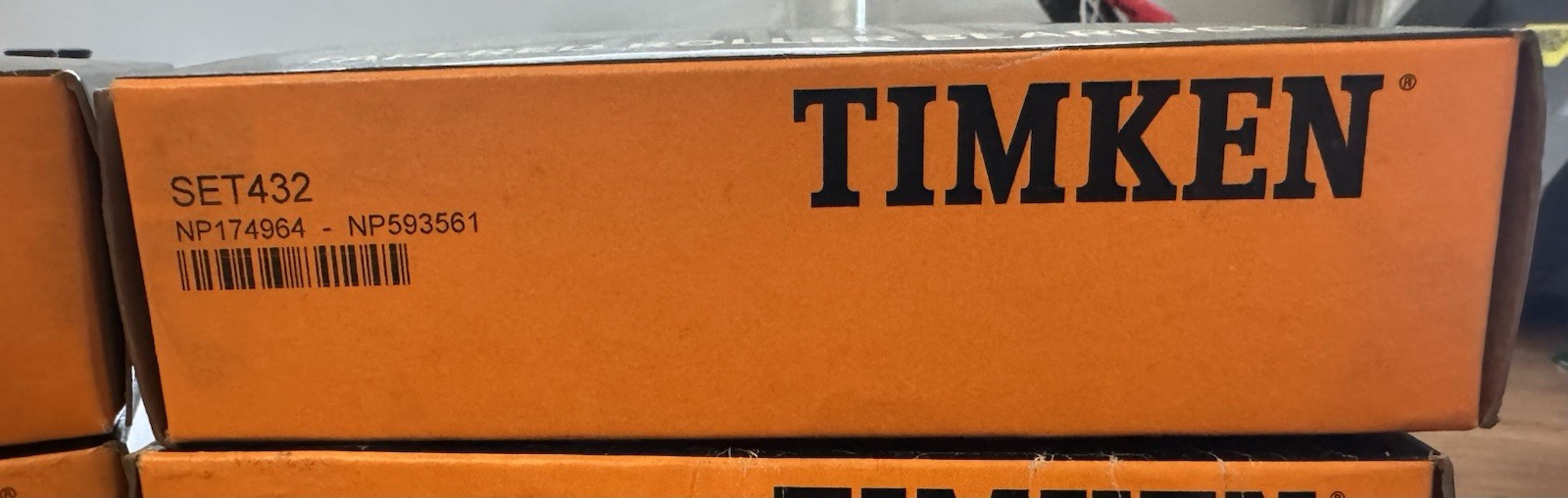 Timken SET432 NP174964 + NP593561 Bearing Set (1 each) Qty available
