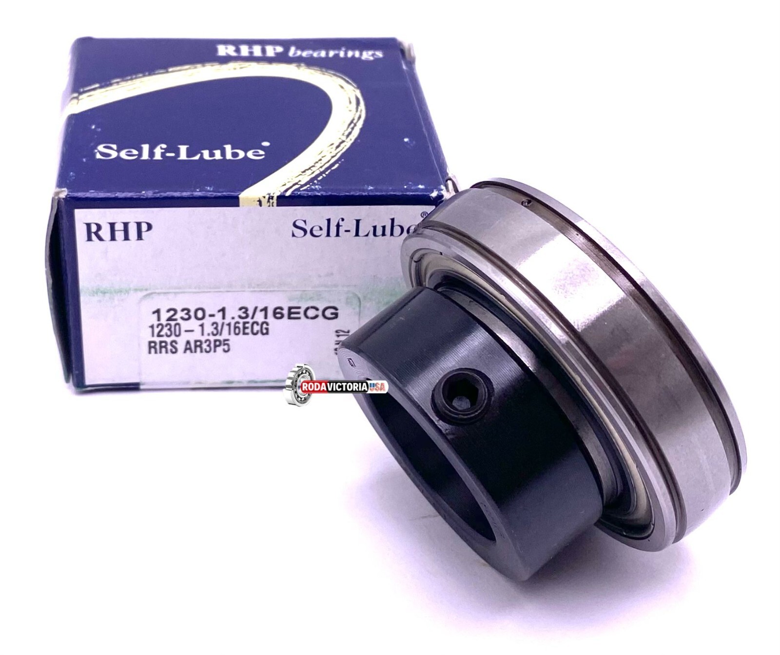 RHP Japan 1230 1.3/16 ECG Insert Ball Bearing YET206-103 30.16x62x35.7 mm