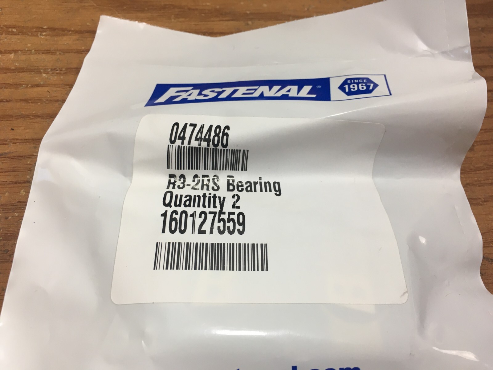 Single Row Deep Groove Radial Ball Bearing .1875″ Bore x 1/2″ OD .196″ W Qty:2