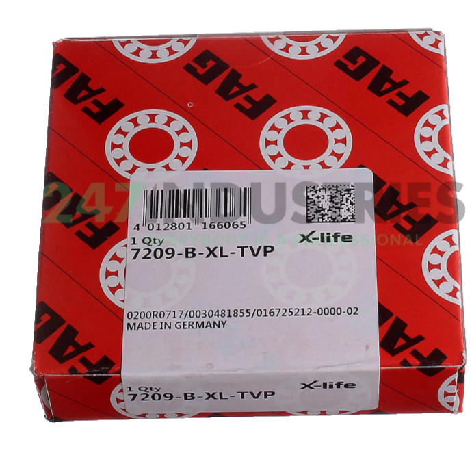 FAG 7209-B-XL-TVP-UA Angular Contact Ball Bearing 45x85x19 mm | New Original Packaging