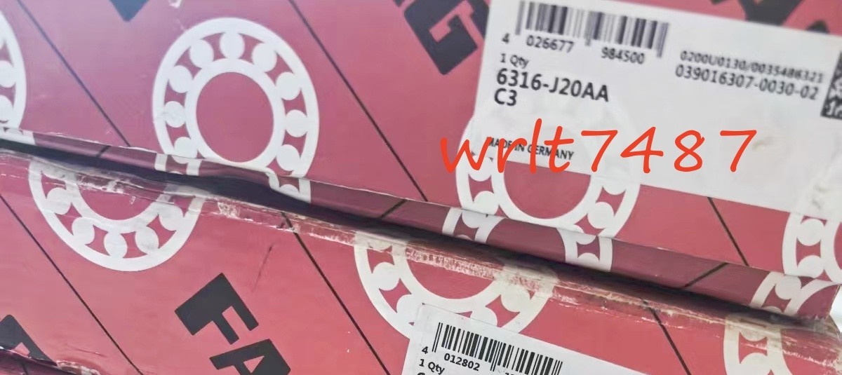 NEW FAG 6316-J20AA-C3 deep groove ball bearing 1PCS #DC
