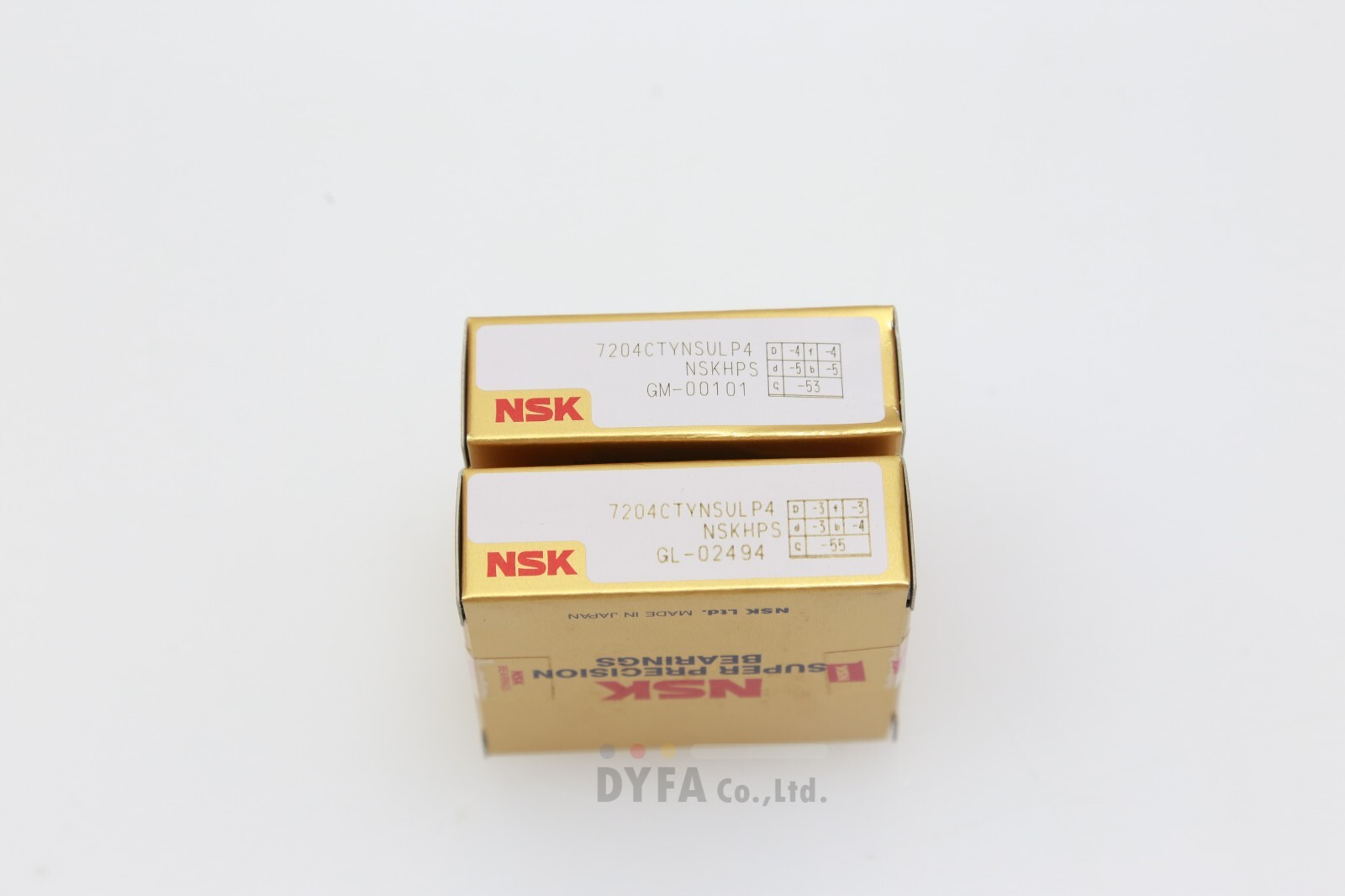 NSK Genuine Precise Angular Contact Ball New 7204CTYNSULP4 BRG-D-2240=5F24