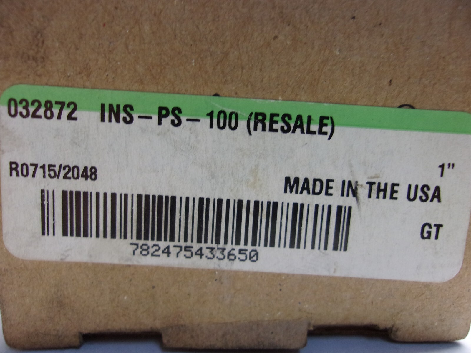 DODGE 032872 INS-PS-100, POLYMER BEARING INSERT, 0488A