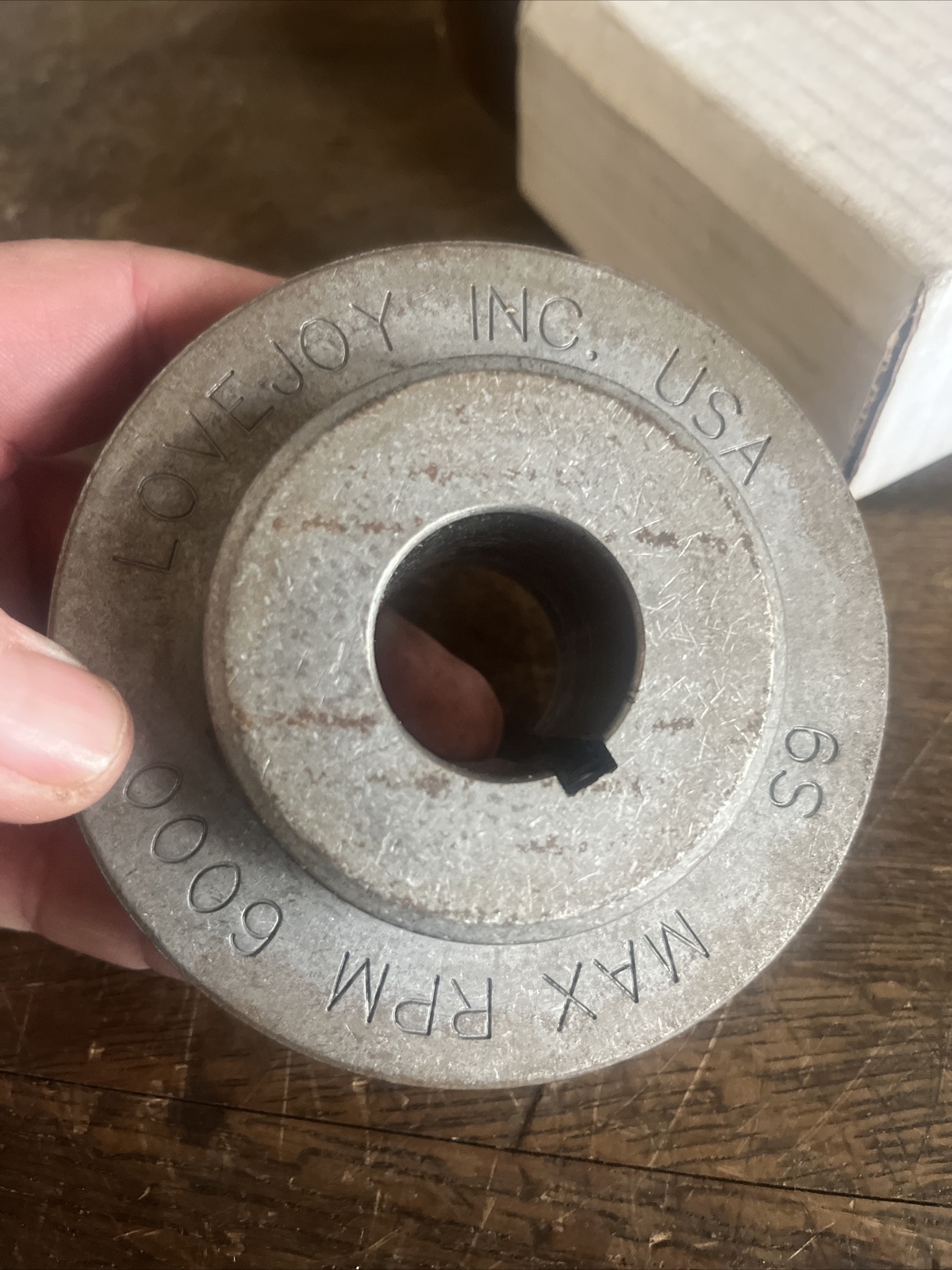 NOS LoveJoy 68514436099 Flange 6S FLNG 1 1/8” Plus Keyway