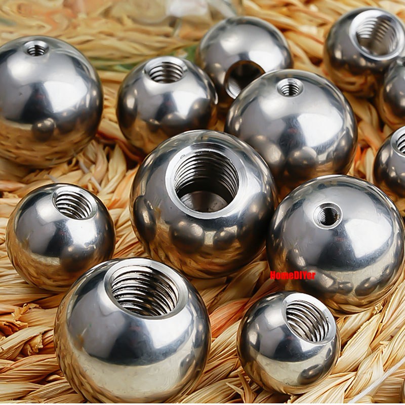 M2-M12 Thread Blind Hole Stainless Steel Balls Solid Metal Bearing Ball Ø7-25mm